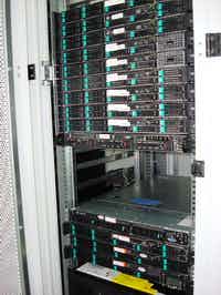 Colocation servers Front