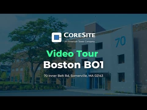 CoreSite Boston (BO1) - BO1 - Video Tour