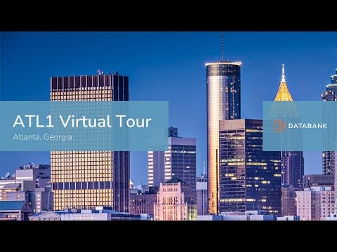 DataBank: Data Center Virtual Tour of ATL1 in Atlanta, Georgia