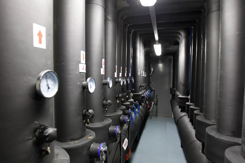 Deutsche Telekom Bratislava / TDC Varšavská - cooling pipes