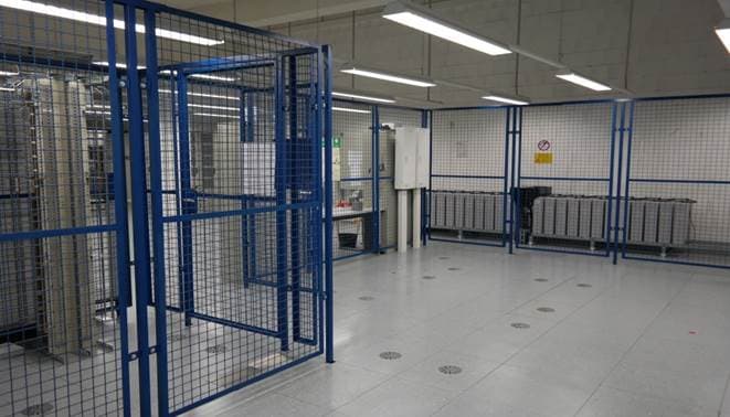 euNetworks Colocation Dortmund - Interior View