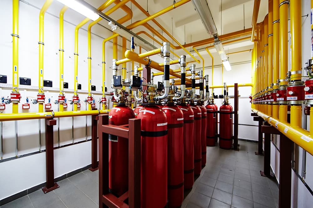 Linxdatacenter St.Petersburg - Fire suppression