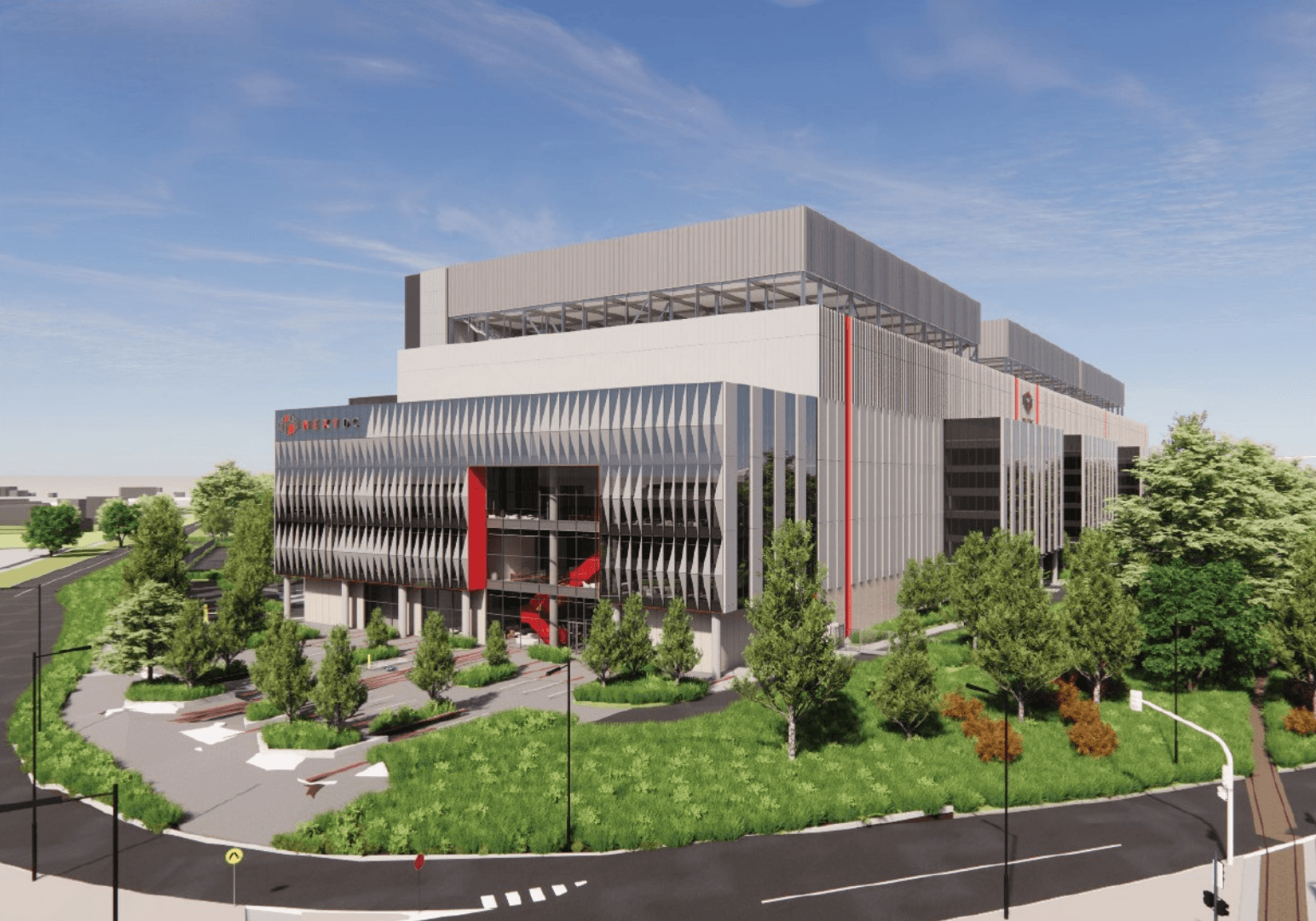 NEXTDC - M4 Melbourne - M4 render