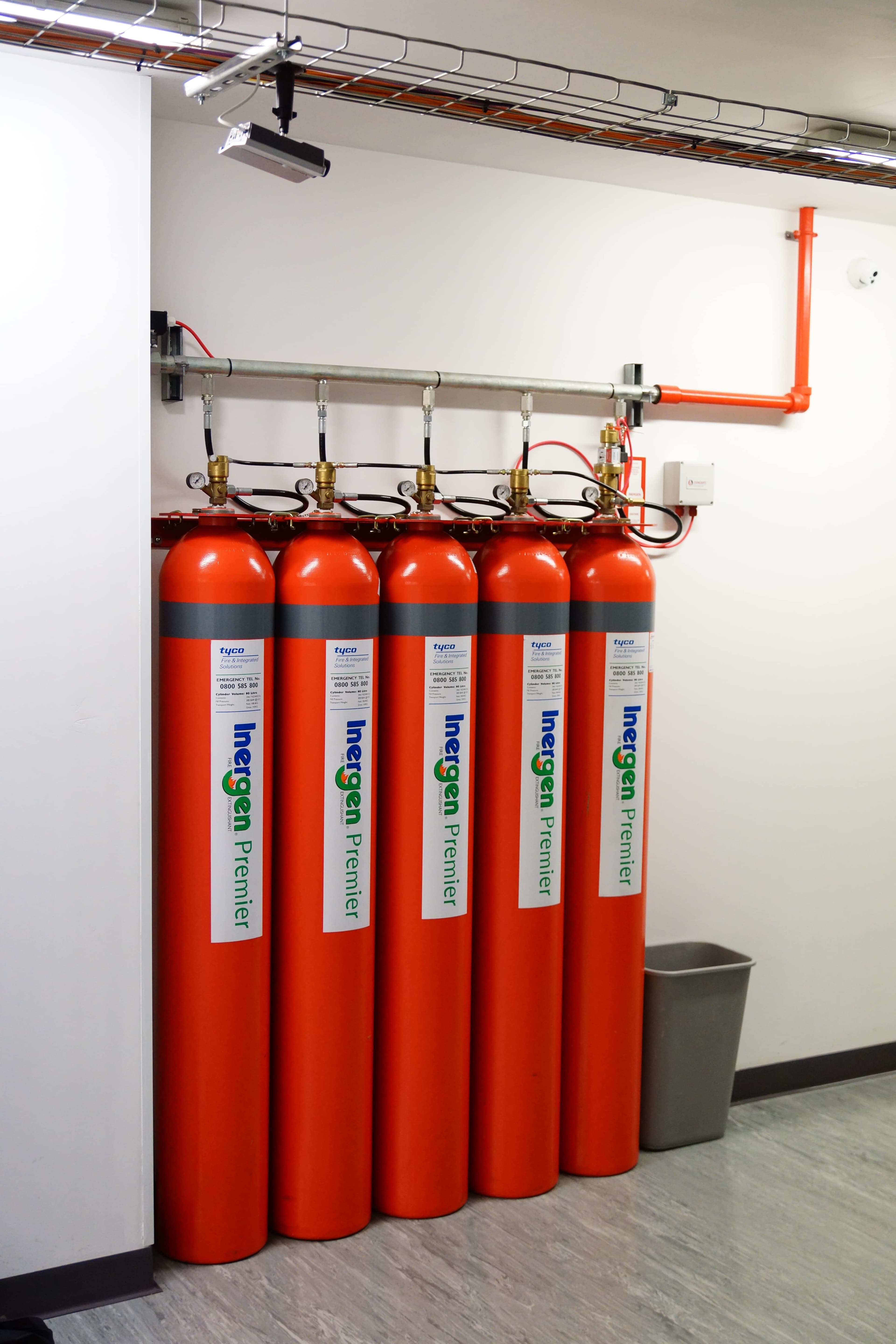Wildcard Reliance House - Fire suppression bottles