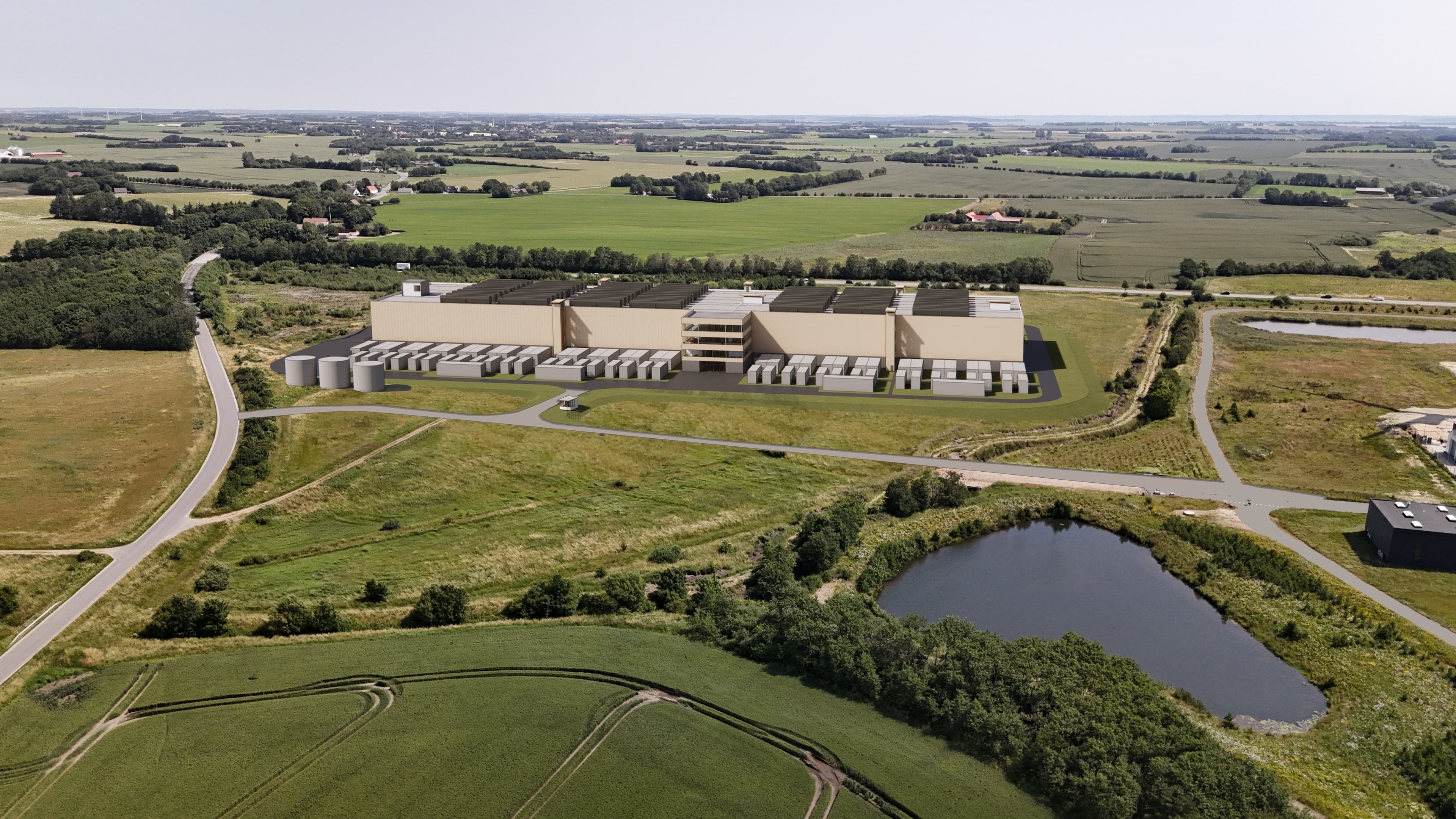 Render of Skive Data Center