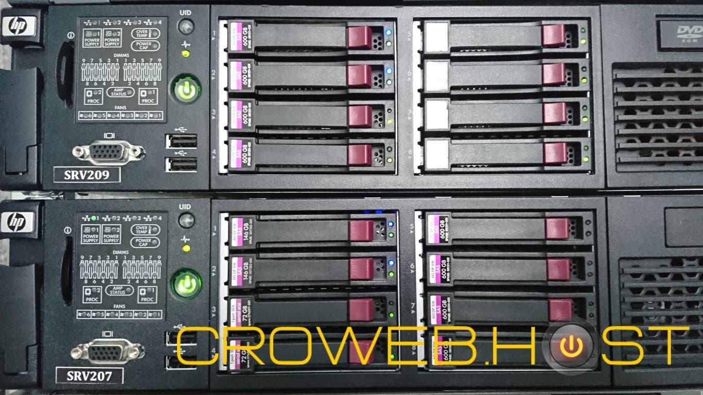 Croatian Web Hosting - HPE Servers in our DC