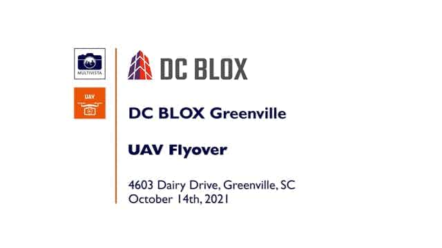 Drone Footage of the DC BLOX Greenville, South Carolina Data Center Construction.