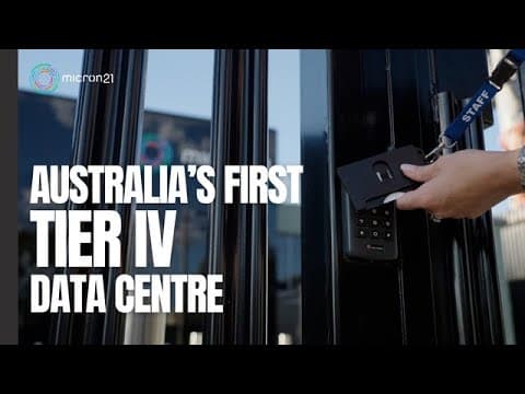 Micron21 Melbourne Australia - Micron21 Data Centre - Australia's only Tier IV sovereign facility. 100% Uptime, we're Always On.