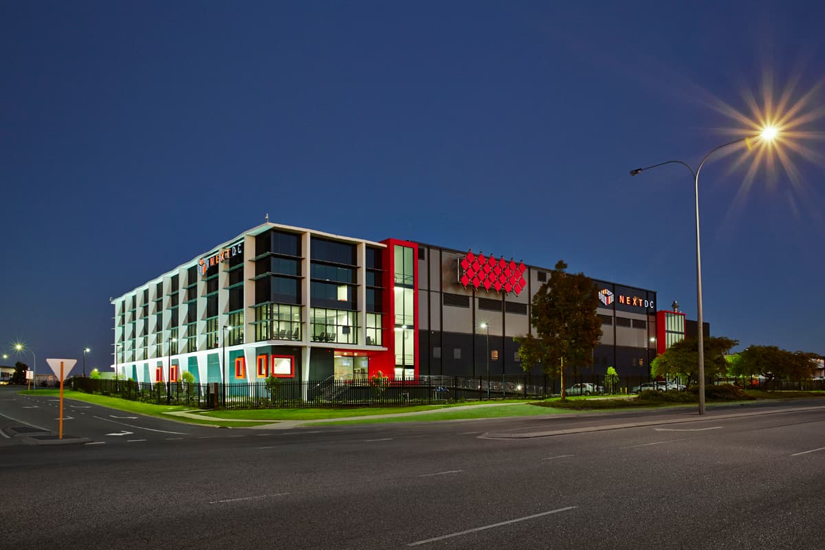 NEXTDC - P1 Perth - NXT_Facility_P1_ExteriorNight_2014.02_1042.jpg