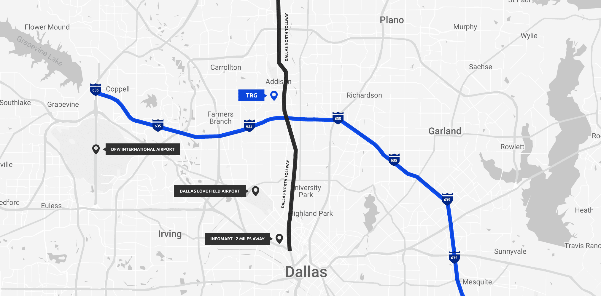 TRG Dallas One DFW1 - TRG - Dallas Map Graphic.png