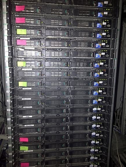 Cherry Servers - Servers in rack